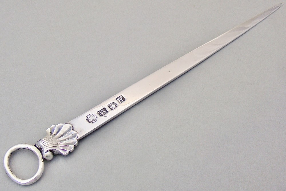 SUPERB GEORGIAN SILVER MEAT SKEWER BY EDWARD ALDRIDGE I & EDWARD ALDRIDGE II , LONDON 1762 View V