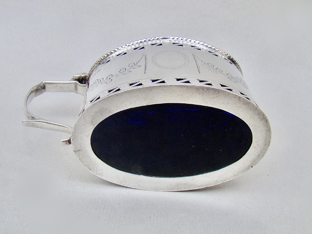 ELEGANT GEORGIAN REVIVAL MUSTARD POT BY WILLIAM COMYNS,  LONDON 1937 View V
