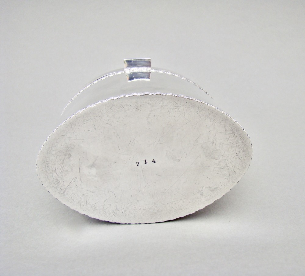 A. E. JONES ARTS & CRAFT SOLID SILVER TEA CADDY, BIRMINGHAM 1916 View VII