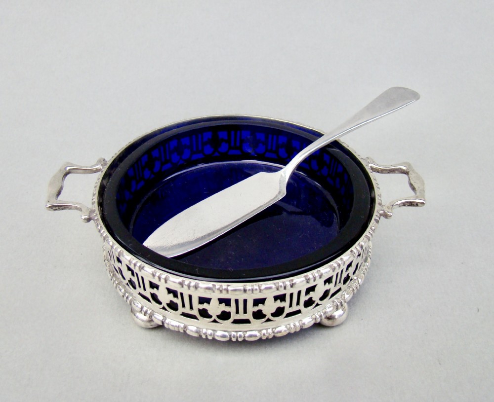 ELEGANT ART DECO SILVER BUTTER DISH BY MAPPIN & WEBB, SHEFFIELD 1936
