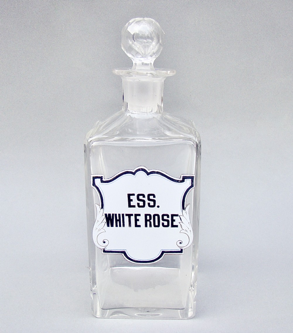 RARE VICTORIAN LARGE PERFUMERY / APOTHECARY BOTTLE, CIRCA 1890