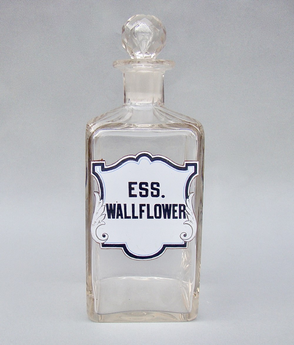 RARE VICTORIAN LARGE PERFUMERY / APOTHECARY BOTTLE, CIRCA 1890