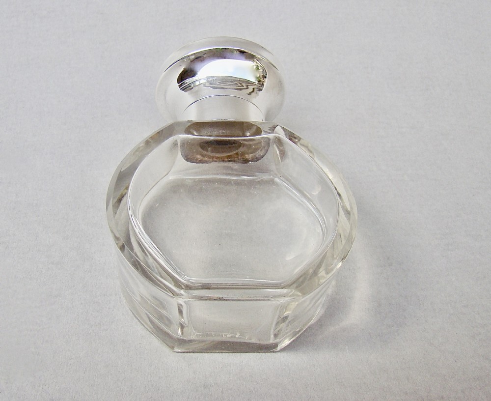 EXQUISITE EDWARDIAN SILVER & TORTOISESHELL SCENT BOTTLE BY LEVI & SALAMAN, BIRMINGHAM 1909 View IX
