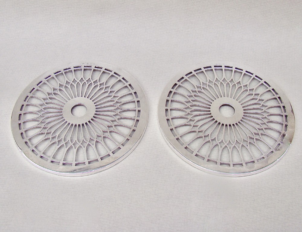 SILVER MOUNTED GLASS TEAPOT STAND BY THE ADIE BROTHERS, BIRMINGHAM 1924 View V