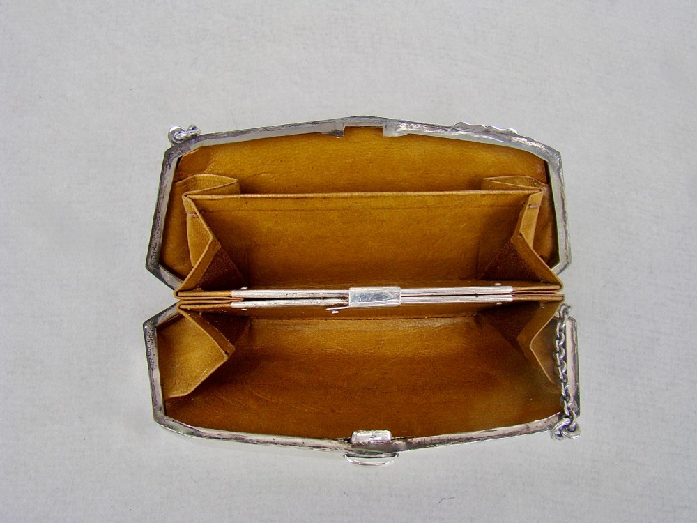 GEORGE V SILVER COCKTAIL PURSE BY SHEPHEARD & CO, BIRMINGHAM 1913 View IX