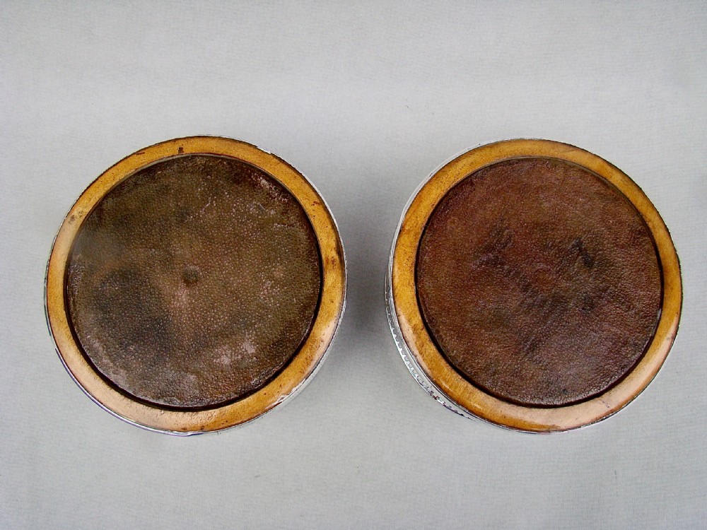 FABULOUS PAIR OF EARLY VICTORIAN SILVER PLATED WINE COASTERS BY HAWKSWORTH, EYRE & CO, SHEFFIELD CIRCA 1840 View VI