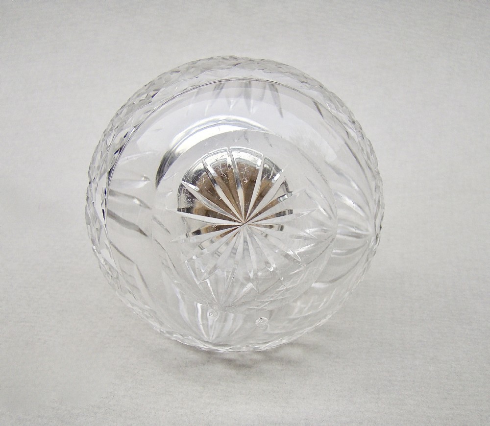 ART DECO SILVER MOUNTED DUAL COLOUR GUILLOCHE ENAMEL GLASS SCENT BOTTLE BY DOCKER & BURN, BIRMINGHAM 1921 View VII