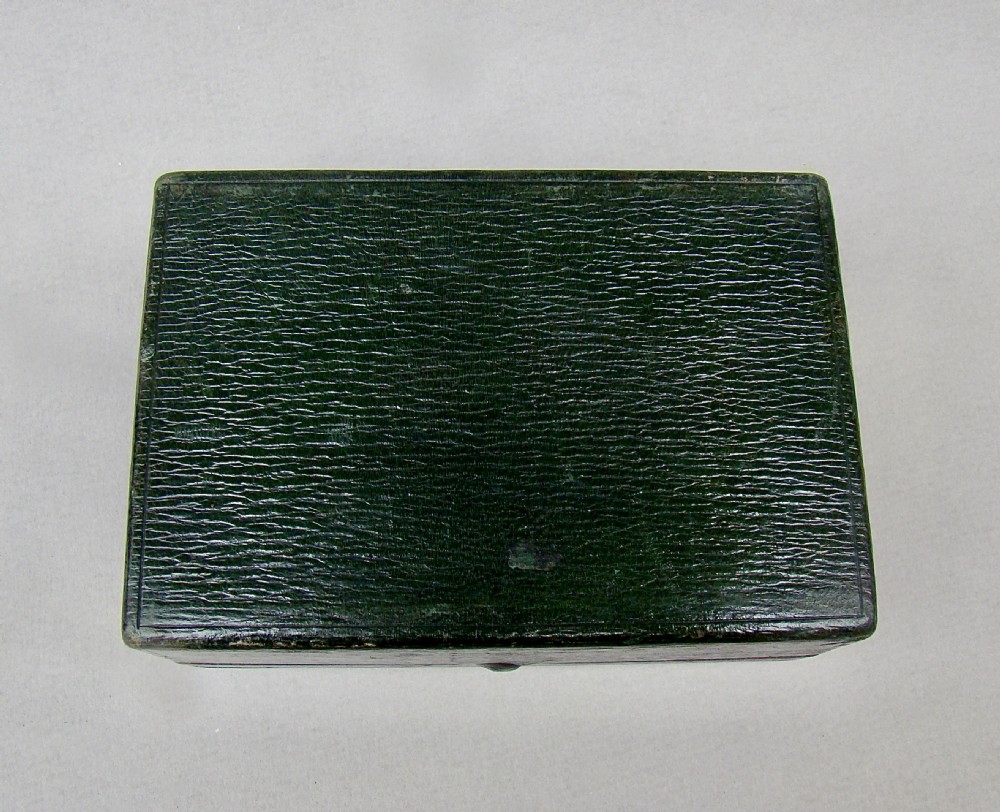 VICTORIAN SILVER MOUNTED CIGARETTE BOX BY GEORGE HENRY JAMES, LONDON 1891 View VIII