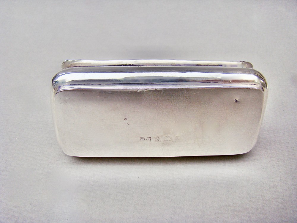 DELIGHTFUL ART NOUVEAU SILVER TRINKET BOX BY HENRY MATTHEWS, BIRMINGHAM 1902 View V