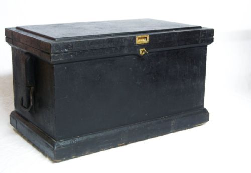 Victorian Carpenter's Chest with Fitted Cabinet Work Interior