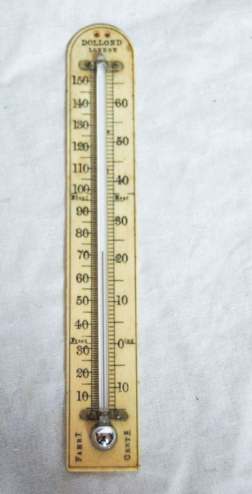 fig 2. Nineteenth Century Cased Travelling Thermometer by Dollond of London