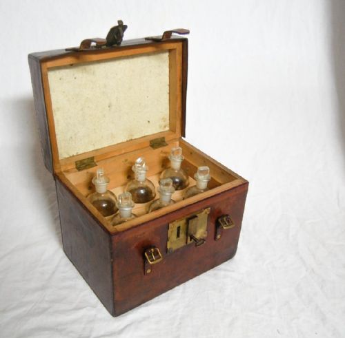 fig 1. Victorian Military Campaign Ammunition Chemistry Set with Royal Laboratory stamps for 1882 - Royal Arsenal