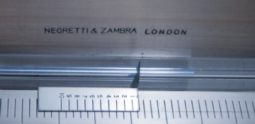 fig 2. Late Victorian Oak Miner's or Pit Head Stick Barometer by Negretti & Zambra
