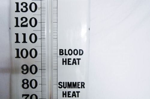 fig 2. An Early Twentieth Century Giant Stephen's Ink Thermometer Advertising Sign