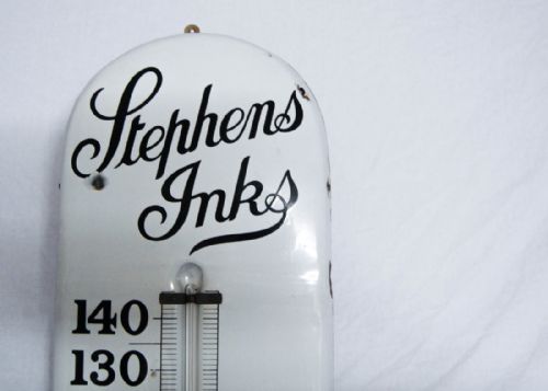 fig 3. An Early Twentieth Century Giant Stephen's Ink Thermometer Advertising Sign