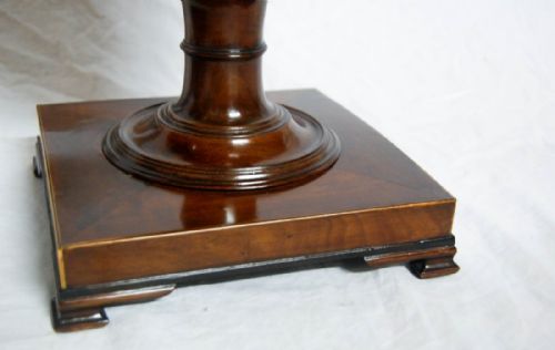 fig 4. Rare Pair of George III Mahogany Knife Urns with Satinwood & Ebony Inlay