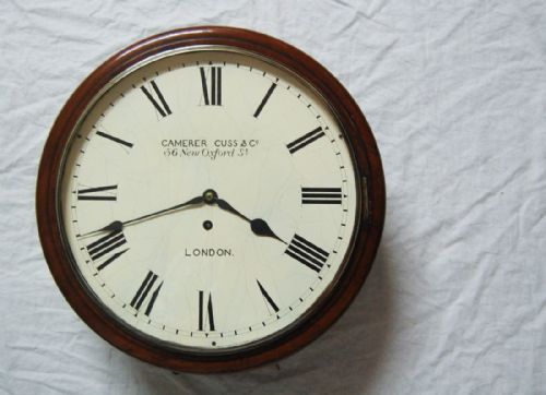 Early Twentieth Century Art Deco Period Wall Clock by Camerer Cuss & Co, London