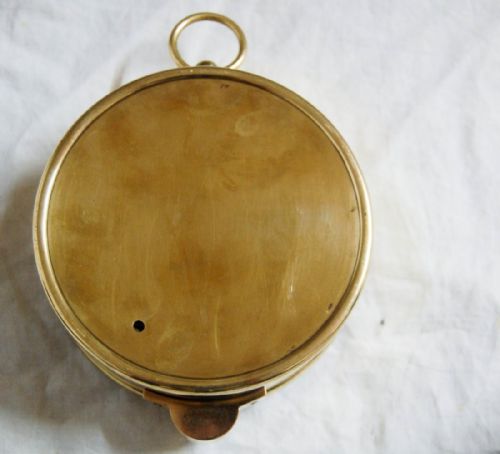 fig 3. Victorian Oak Cased Ship's Barometer by Henry Hughes - Thames Marine Officers Training School Prize