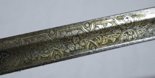 fig 3. World War One Period Britsh Royal Artillery Officer's Sword to JE Ferrario Double MC Winner, Tank Corps