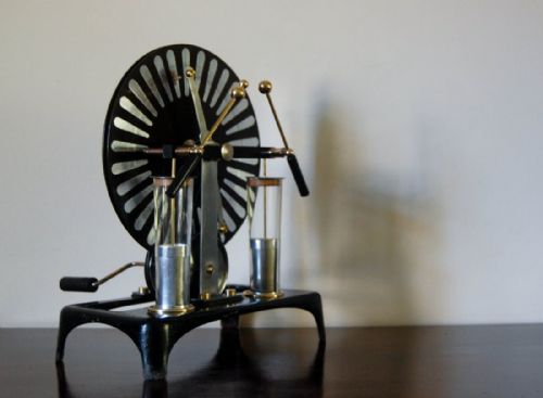 fig 2. Edwardian Period Wimshurst Influence Machine or Electrostatic Generator