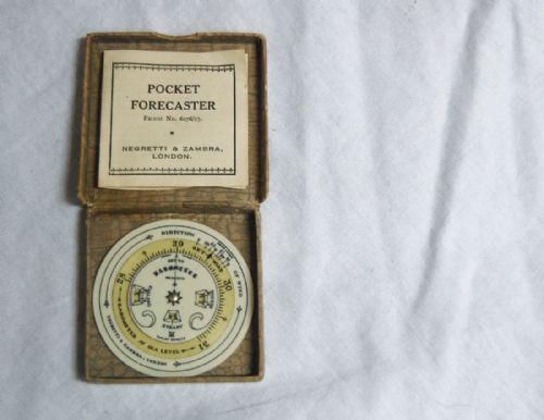 Early Twentieth Century Negretti & Zambra Patent Pocket Weather Forecaster