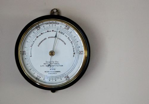 Mid-victorian Fisherman's Rnli Aneroid Barometer by Negretti & Zambra - No 373