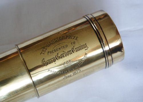 fig 2. Mid-Victorian Single Draw Day & Night Presentation Telescope by J, Sewill of Liverpool & London