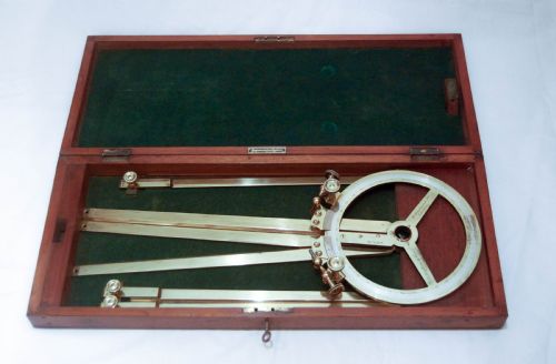 cased victorian naval station pointer by henry hughes of london - CATEGORY: ANTIQUE MISCELLANEOUS - DATED 1880