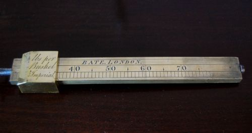 fig 2. George IV Chondrometer or Grain Scale by Robert Brettell Bate of London
