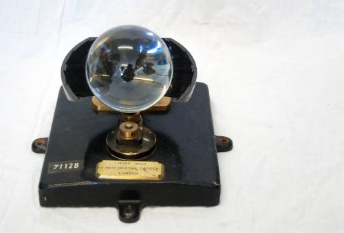 fig 1. Late Victorian Campbell Stokes Sunshine Recorder by J Hicks, London