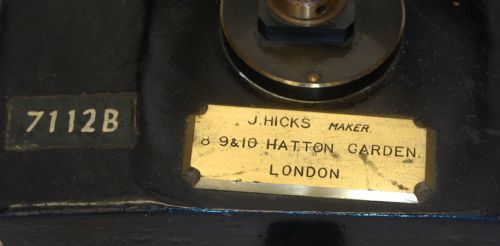 fig 4. Late Victorian Campbell Stokes Sunshine Recorder by J Hicks, London