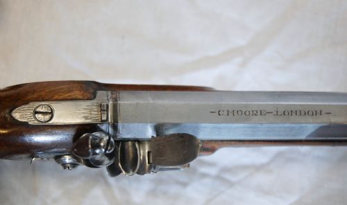 fig 3. Pair of Early Nineteenth Century Flintlock Duelling Pistols by Charles Moore London