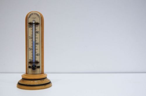 Art Deco Bakelite Desk Thermometer by Negretti & Zambra