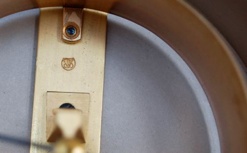 fig 4. Victorian Bourdon Barometer by Jules Richard with Painted Glass Dial
