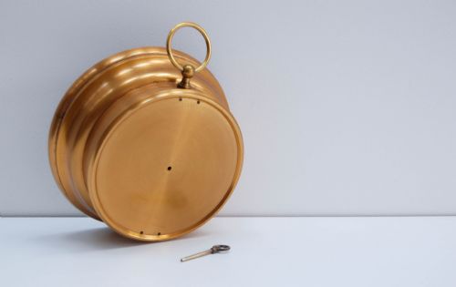 fig 6. Victorian Bourdon Barometer by Jules Richard with Painted Glass Dial