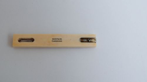 fig 3. Small Edwardian Leather Cased Travelling Thermometer by WE Pain of Cambridge