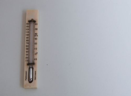 fig 5. Small Edwardian Leather Cased Travelling Thermometer by WE Pain of Cambridge