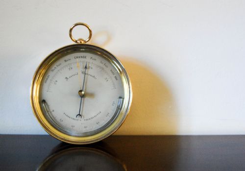 Earliest Known Aneroid Barometer by Lucien Vidi - Serial Number 57