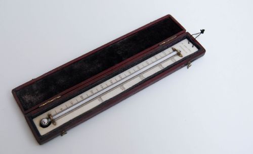 William IV Leather Cased Travelling Thermometer by Alexander Adie & Son Edinburgh