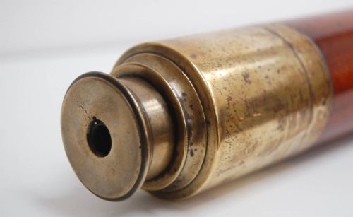 fig 3. Large Single Draw Marine Telescope by Edward Dixey, London