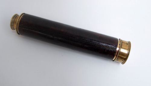 fig 1. East India Company Three Draw Telescope by Thomas Jones of Charing Cross, London