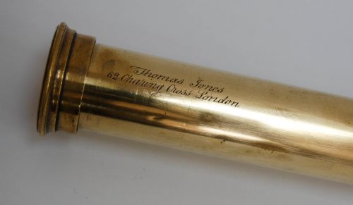 fig 3. East India Company Three Draw Telescope by Thomas Jones of Charing Cross, London