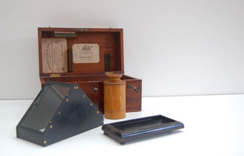 fig 1. Early Victorian Cased Maritime Artificial Horizon by George Dollond of London