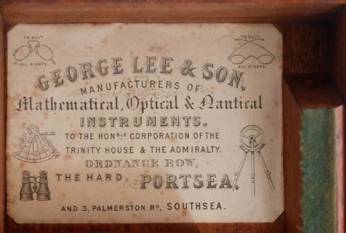 fig 4. Early Victorian Cased Maritime Artificial Horizon by George Dollond of London