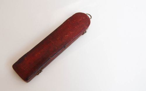 fig 3. William IV Morocce Leather Cased Travelling Thermometer by Troughton & Simms London