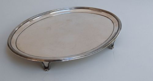fig 1. Napoleonic Prize East India Company Silver Salver for the Capture of French Warship La Medee