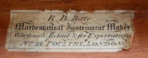 fig 3. Large Early Nineteenth Century Chondormeter or Grain Scale by Robert Brettell Bate of London