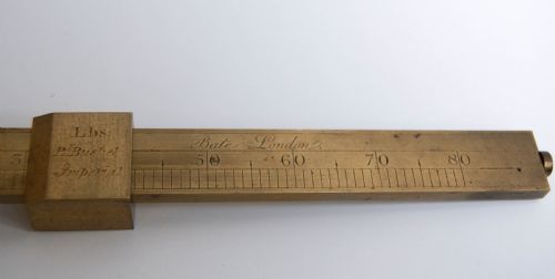 fig 4. Large Early Nineteenth Century Chondormeter or Grain Scale by Robert Brettell Bate of London