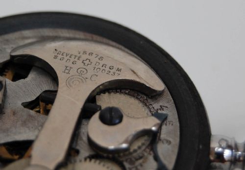 fig 3. Edwardian Cased Henri Chatelain Pedometer Retailed by Aitchison & Co