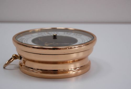 fig 6. Mid-Victorian Open Dial Holosteric Aneroid Barometer by Naudet (PNHB)